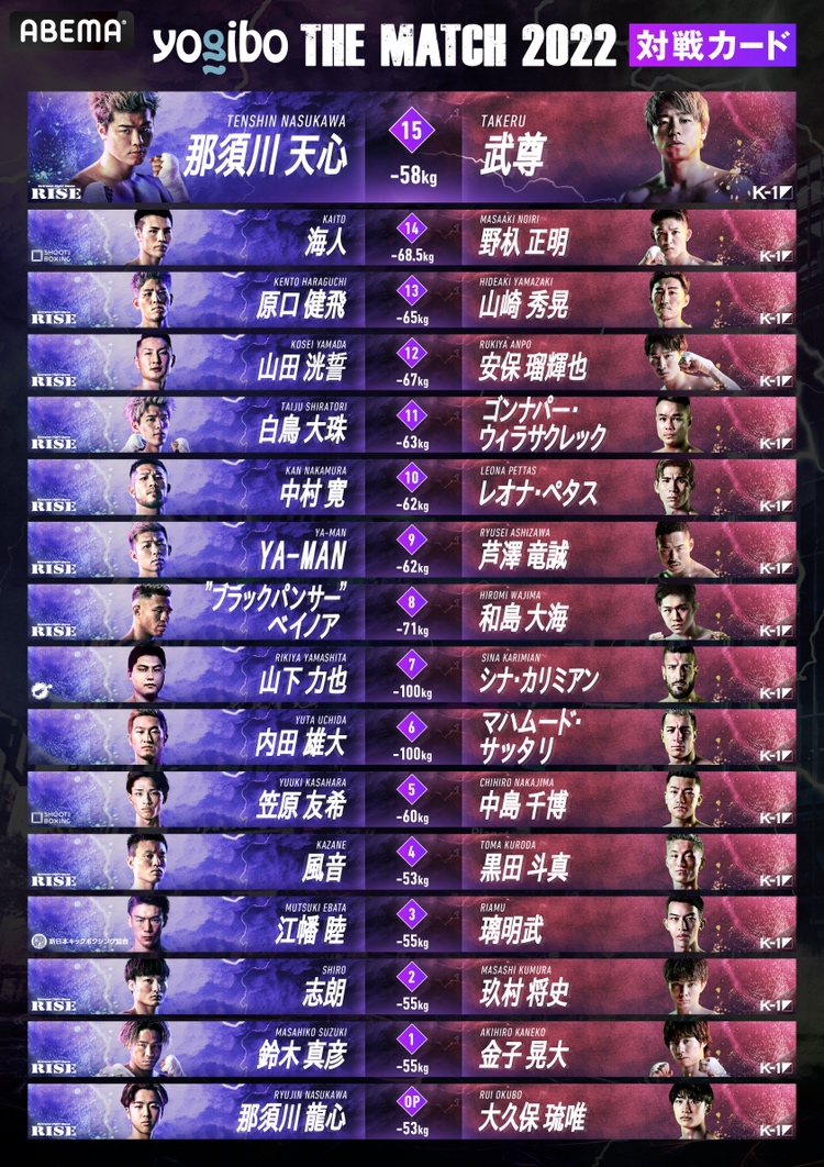Yogibo presents THE MATCH 2022 株式会社Yogibo Yogibo presents THE MATCH 2022 株式会社Yogibo